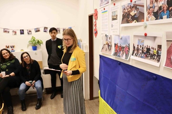 Komunitní centrum. Zdroj foto: Diecézní charita Plzeň 240307_charita_pomaha_ukrajine_01