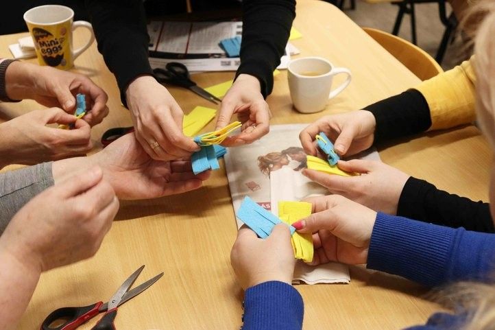 Komunitní centrum. Zdroj foto: Diecézní charita Plzeň 240307_charita_pomaha_ukrajine_02