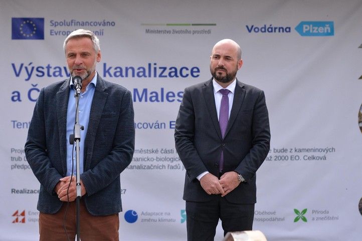 Zahájení stavby (fotografie: M. Pecuch) 240415_Vodovod_Malesice_3