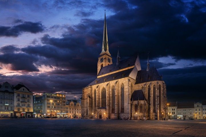 Katedrála sv. Bartoloměje v Plzni (zdroj foto: Plzeň – TURISMUS) 241204_Hotelove_noci_Katedrala_Bartolomej