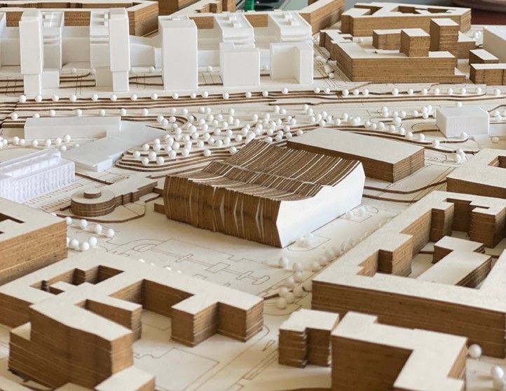 Zdroj foto: Útvar koncepce a rozvoje města Plzně 250415_Model_areal_FN_Bory_2