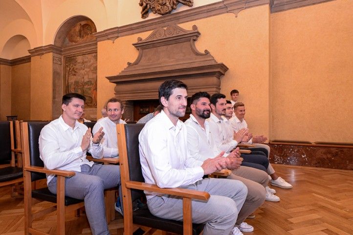 Přijetí na plzeňské radnici (fotografie: M. Pecuch) 260519_Hazena_Talent_2