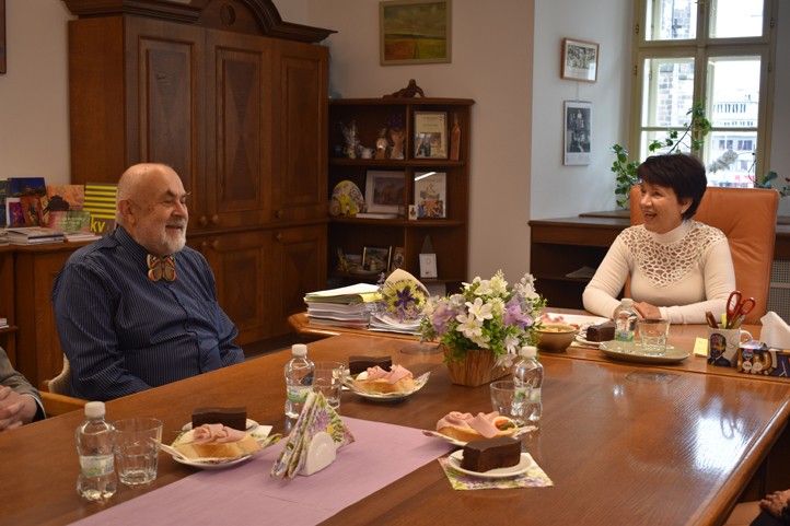 Přijetí na plzeňské radnici (fotografie: B. Hájková) 260611_Hlobil_2
