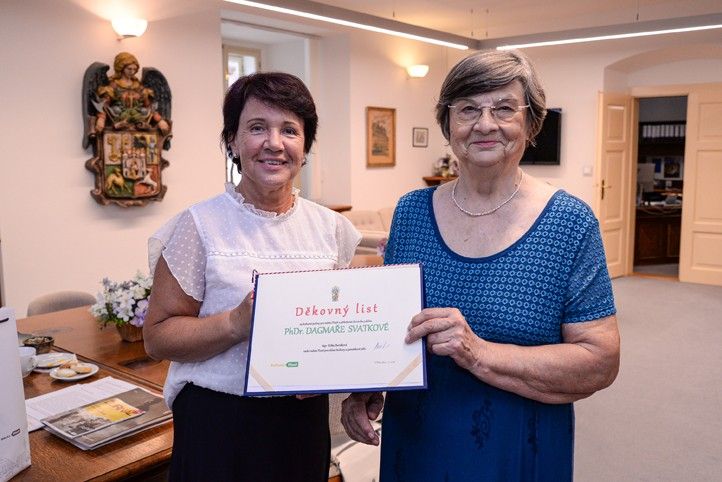 Přijetí na plzeňské radnici (fotografie: M. Pecuch) 260702_Svatkova_2