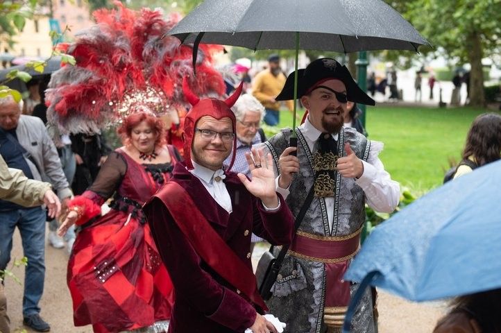 Průvod Vendelín zahájí divadelní sezonu. Fotografie: I. Štěrbová 260828_Pruvod_Vendelin_3